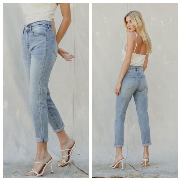 Take Me Shopping High Rise Mom Jean - Picture 2 of 5